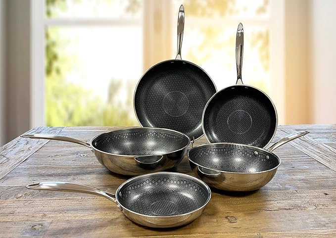 Black Cube CeramicQR Cookware Made in France Quick Release Fry Pan-Ceramic Non-Stick Skillet-For Induction Cooktops, 11-Inch