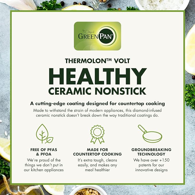 GreenPan Elite 2-Square Belgian & Classic Waffle Iron, Healthy Ceramic Nonstick Dishwasher Safe Plates, Adjustable Shade/Crunch Controls, Wont Overflow, Easy Cleanup Breakfast, Stainless Steel