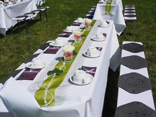 Obstal Rectangle Table Cloth, Oil-Proof Spill-Proof and Water Resistance Microfiber Tablecloth, Decorative Fabric Table Cover for Outdoor and Indoor Use (White, 60 x 102 Inch)