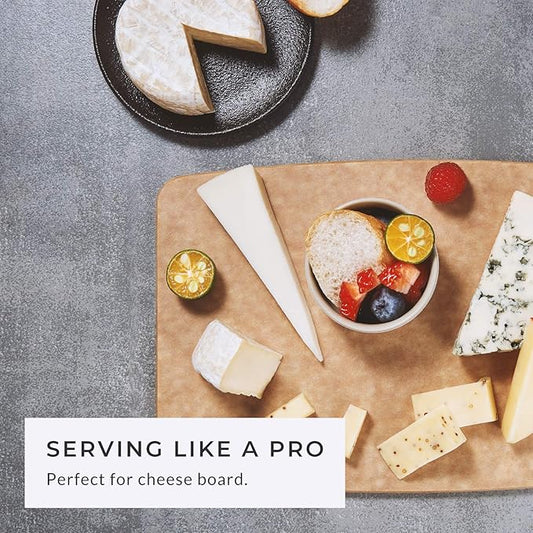 Elihome Classic SMALL Kitchen Cutting Board, Cheese Charcuterie Board, Wood Fiber Composite,Dishwasher Safe, Eco-Friendly, Easy Grip Handles, Non-Porous, Reversible, BPA Free, Made in USA, 10" x 7"