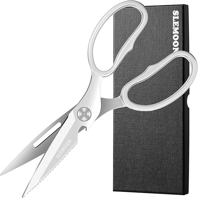 Heavy Duty Poultry Shears That Come Apart, All Purpose Kitchen Shears for Food,3Cr14 Fully Forged Stainless Steel Sharp Blades for Chicken,Meat,Seafood,Herbs Kitchen Scissors