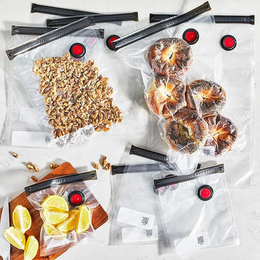 ZWILLING Fresh & Save 32pc Vacuum Starter Set, Vacuum Sealer Machine Set, Sous Vide Bags, Meal prep, Airtight Food Storage Containers Glass