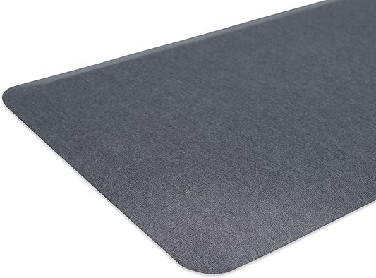 Internet's Best 32-Inch-by-20.5-Inch Anti Fatigue Cushioned Non-Slip Ergonomic Waterproof Floor Mat, Grey