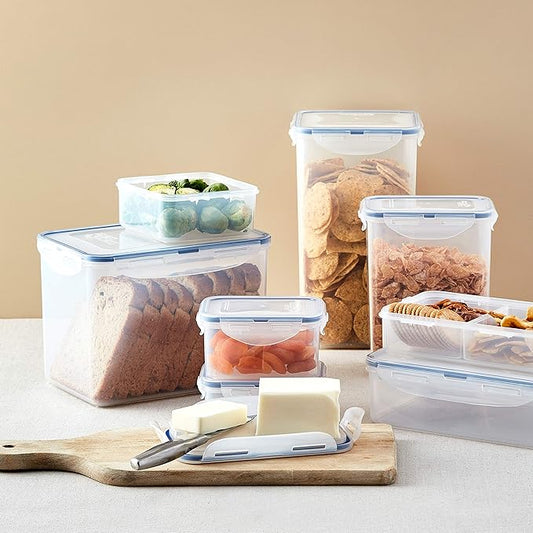 Lock & Lock Airtight Rectangular Tall Food Storage Container, Pasta Box 67.63-oz/ 8.45-cup (1)