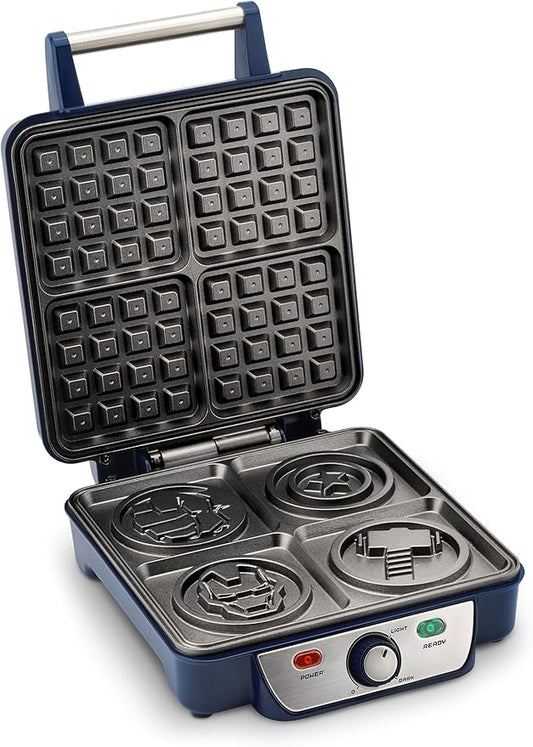 Marvel MVA-281 Avengers Waffle Maker, Blue