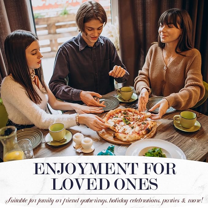 Baker’s Friend Electric Pizza Oven Indoor Countertop, 12 Inch Pizza Maker Machine for Home, Pizza Cooker & Pizza Grill, Premium Glazed Ceramic Stone Pizza Oven, Chilli Red