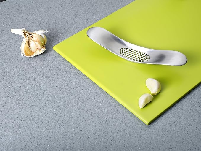 Joseph Joseph Garlic Rocker Crusher Mincer Press Dishwasher Safe, Stainless Steel