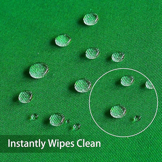 Obstal 210GSM Rectangle Green Table Cloth, Christmas Decorations Waterproof Tablecloth, Table Cover Protector for Holiday Party Use (Green,60 x 120 Inch)