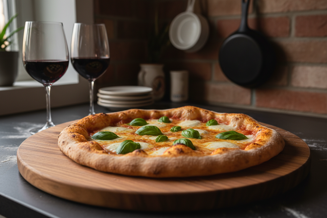 Homemade Pizza Night for Two: Thin Crust, Good Toppings, No Delivery