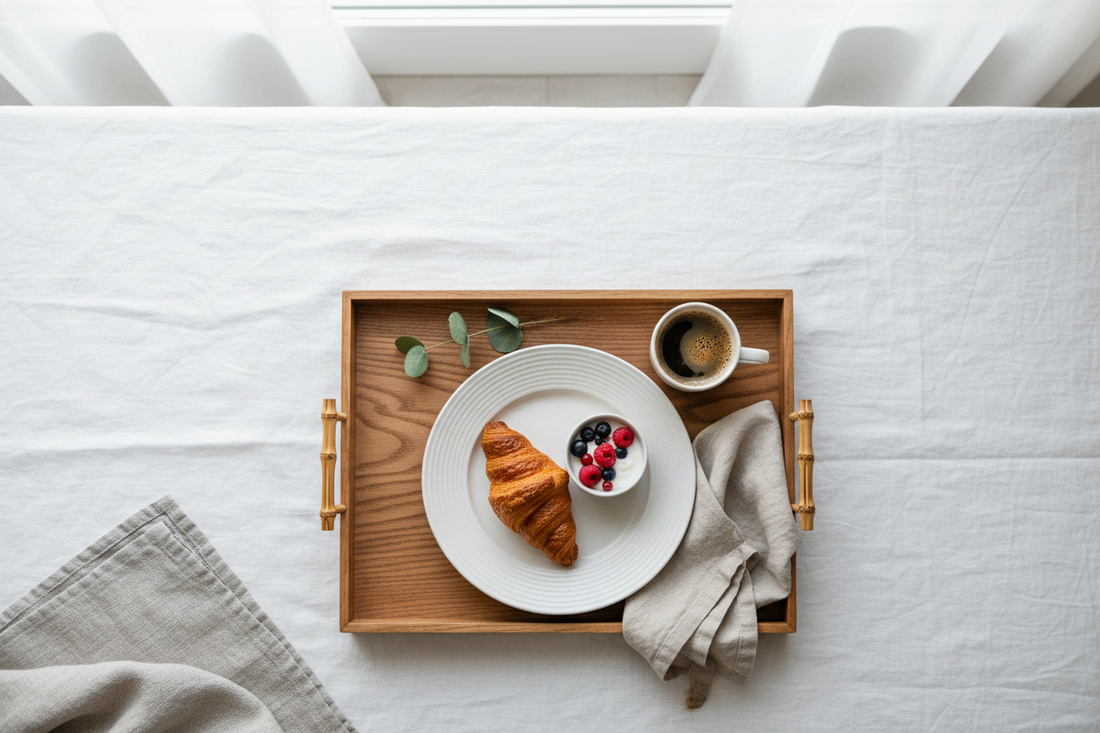 How to Style a Breakfast Tray: In Bed, On the Balcony, At the Table