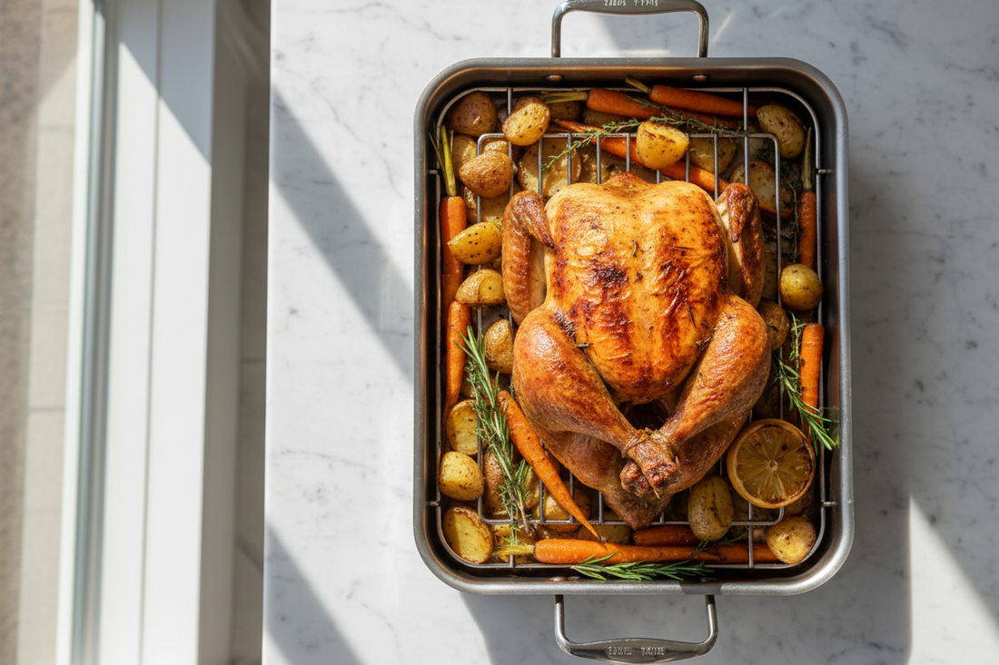A Quiet September Friday: Roast Chicken, Simple Sides, No Fuss