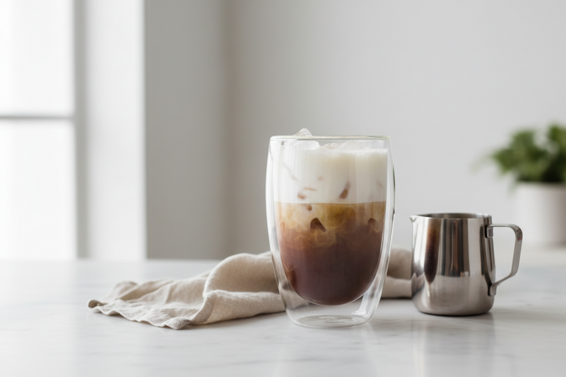 Iced Latte Recipe & Home Café Setup Guide | PLAIN TABLE