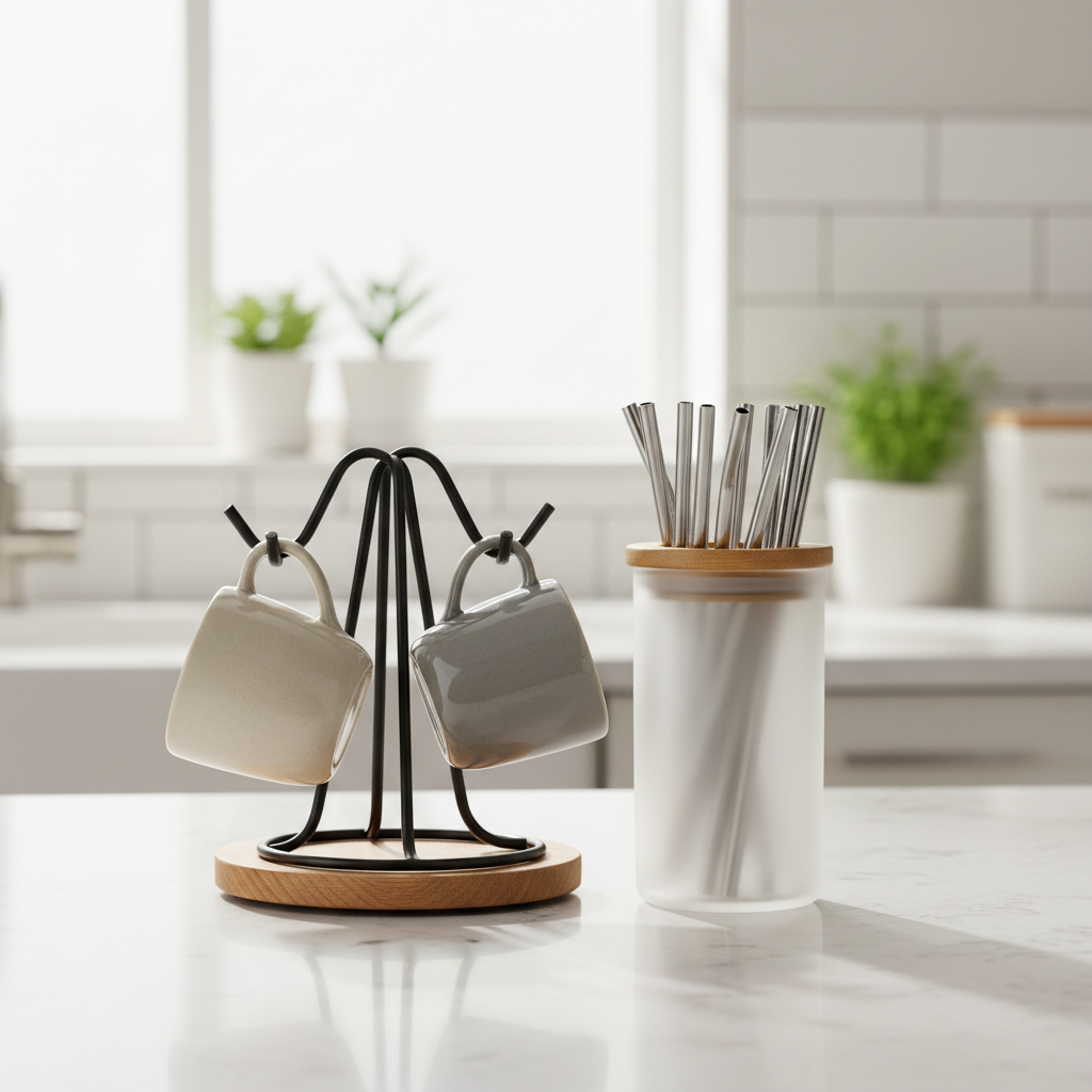 Mug & Straw Holders
