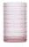 Fortessa Jupiter Beaded Hobnail Glass, 13 Ounce Iced Beverage (Set of 6), Pink