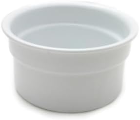 Swissmar Arosa Ceramic Bowl Insert – 1-Quart Replacement for Arosa 11-Piece Fondue Set, Perfect for Cheese & Chocolate, Creates Double Boiler, Smooth Even Heating, Flared Rim Design