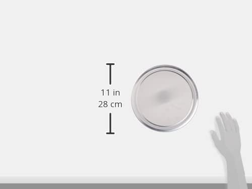 Winco 11" Aluminum Wide-Rim Pizza Pan