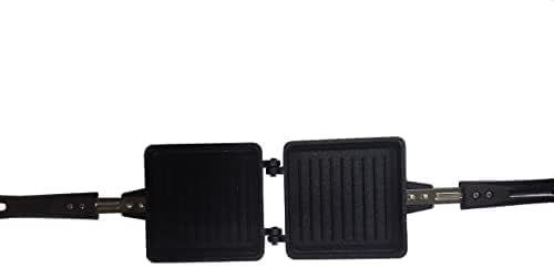Gas Sandwich Maker Toaster Nonstick Double Sided Grill Sandwich Pan Breakfast Pot Aluminum Tray Baking Pancake Pan Omelets Trays Grill Cooks Toasties Breakfast