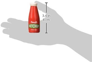 Abbott Collection Ketchup&Mustard Salt & Pepper-4"H, 4 inches high, Ketchup and Mustard