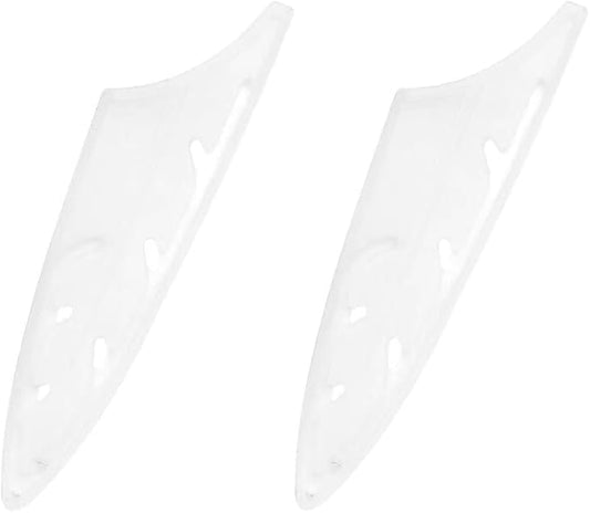 XYJ 2pcs/set Safety Knife Covers Sleeves Knives Edge Guard, Universal Knife Sheath, Fruit, Utility, Paring Knife Case Blade Guards Protector White Kitchen Knife Cover Sleeve
