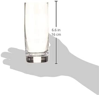 Nachtmann Vivendi 14 oz Long Drink Glasses – 4-Piece Lead-Free Clear Crystal Glassware for Water, Juice, Cocktails, Iced Tea & Cold Drinks, Stylish Barware for Entertaining & Dining
