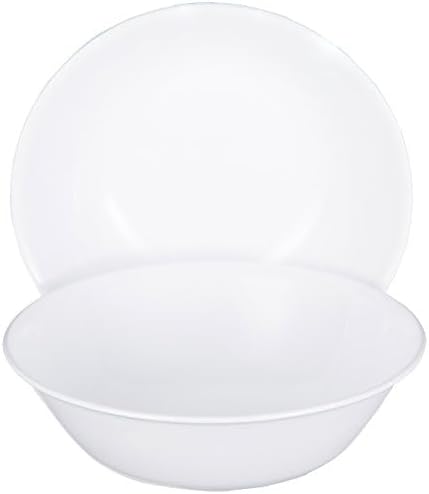 Corelle Livingware Winter Frost White 2qt Serving Bowl - 1 Bowl - 2 Quart - Chip Rsistant Glass