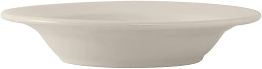 Tuxton China TRE-9110 Pasta Bowl, 18 oz., 11-1/8" Diameter x 1-3/4" H, Round, Microwave and Dishwasher Safe, Oven Proof, Fully Vitrified, Ceramic, Reno/Nevada, American White/Eggshell, Pack of 12