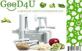 Tri-Blade Mandoline Spiral Slicer