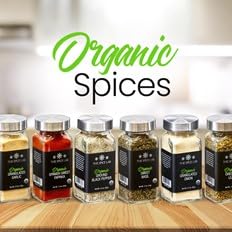 The Spice Lab Ultimate Organic Spices and Seasonings Set - 24 French Jars Starter Spice Kit for Cooking, Grilling & BBQ - Variety Pack with Unique Glass Jars - Gourmet Seasoning Gift Set for All Chefs