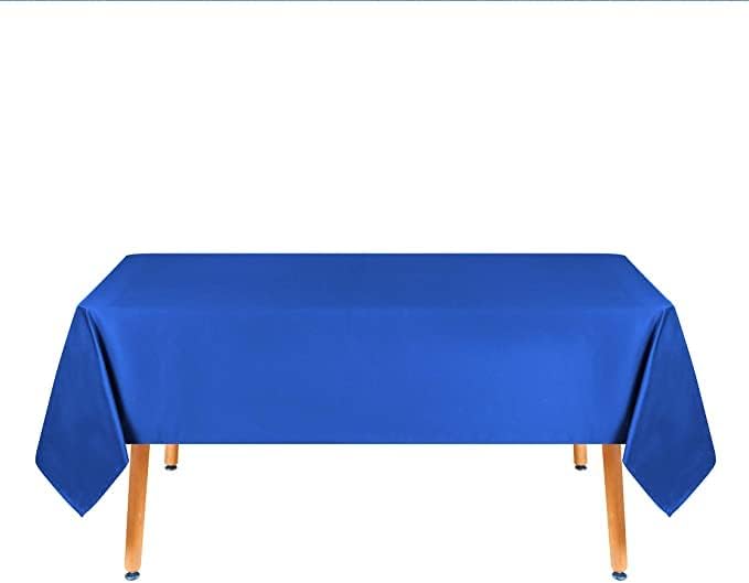 Obstal 210GSM Rectangle Table Cloth - Heavy Duty Water Proof Microfiber Tablecloth, Decorative Fabric Table Cover for Outdoor and Indoor Use (Royal Blue, 70 x 70 Inch)