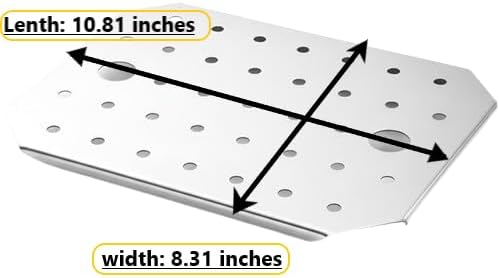 Stainless Steel Steam Table Pan False Bottoms – Hotel Pan Inserts with Drain Holes, Available in 1/4, 1/2, and Full Size | Keeps Food Elevated & Prevents Sogginess (1, Half Size (1/2 Size))
