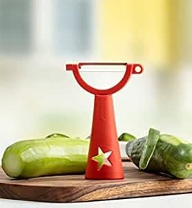 Tupperware Universal Peeler in Red