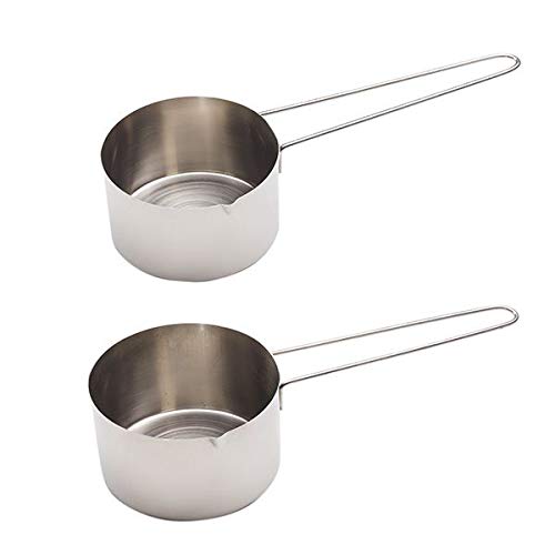 American Metalcraft MCL12 Stainless Steel Measuring Cup, 1/2-Cup