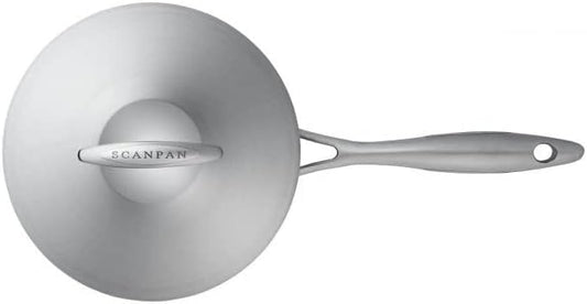 Scanpan Professional 2 qt Nonstick Saucepan with Lid - Compatible with All Cooktops, Induction Ready, Metal Utensil Safe, Oven Safe to 500°F, Dishwasher Safe