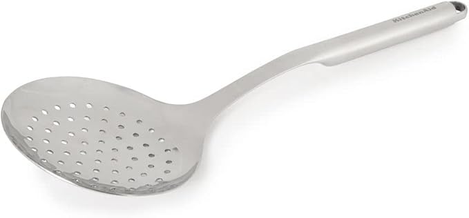 KitchenAid Premium Strainer with Hang Hook, 14-Inch, Stainless Steel