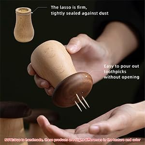 Cute Mushroom Toothpicks Holder with 390 Pcs Toothpicks, Cactus Toothpick Holder Dispenser for Home Kitchen Table Decor Accessories, Warm and Unique Gifts (1.Mushroom X 2)