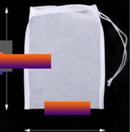 Nut Milk Bag - Big 12"X8" Commercial Grade - Reusable Almond Milk Bag & All Purpose Food Strainer - Fine Mesh Nylon Cheesecloth & Cold Brew Coffee Filter (XL57x45cm, 1 Set)