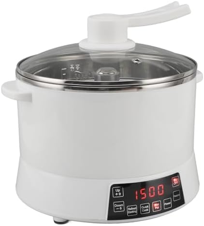 Electric Rice Cooker, Rice Cooker with 12H Timed Reserve Lifting Fast Cooking for Cooking Rice (US Plug 110V)