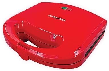 EUROSTAR ES901R 760W Sandwich Maker, Red