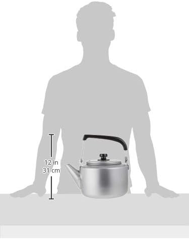 アカオアルミ AKAO BKT37006 Anodized Large Kettle, 6 Liters