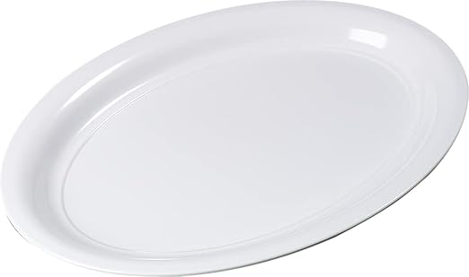 Carlisle FoodService Products Displayware Plastic Catering Platter 21" x 15" White