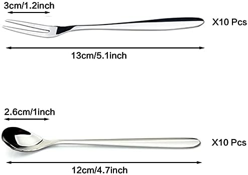 21Pcs/Pack Spreader Knife Set,Cheese Butter Spreader Knife Cheese Slicer Knife Stainless Steel Blade with Wooden Handles Mini Serving Tongs Spoons and Forks (Option 1)