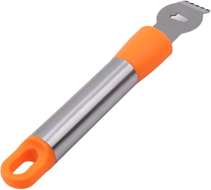 Stainless Steel Lemon Zester and Grater Tool Hanging for Easy Citrus Peeling for Home Cooking and Cocktail Garnishing Random