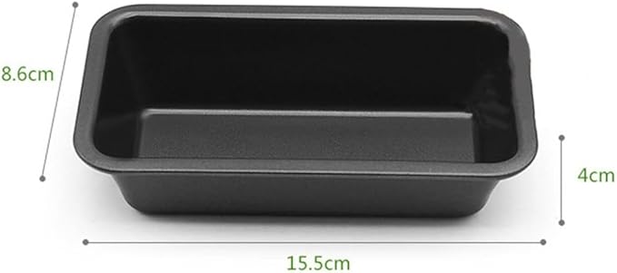 5 Inch Carbon STEELs Loaf Pan, Rectangle Non- Baking for Bread Toast, High Carbon STEELs Cake, Oven Safe Baking Tray, Heavy Duty Non Bread Loaf Pan