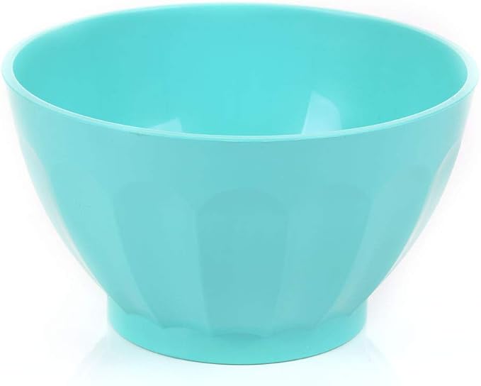 Mintra Colorful Unbreakable Plastic Bowl 4pk - (Large - 1.8L, Teal) - (Part Of A Set) - Salad, Snacks, Breakfast Cereal, Fruit, Popcorn, Soup - Shatterproof, BPA Free