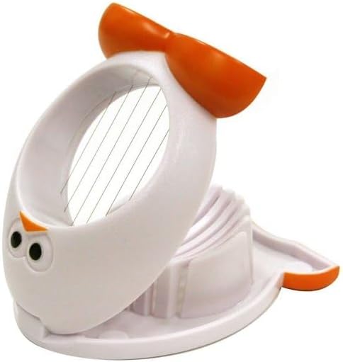 J'oie Eggy Hard Boiled Egg Slicer, BPA-Free Plastic and Stainless Steel, Pack 1