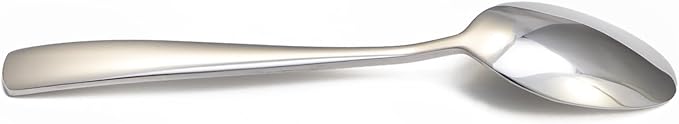 8-Piece Spoons Set, 8.1 Inch Stainless Steel Dinner Spoon, Tablespoon, Silverware Spoons for Home,Kitchen or Restaurant, Dishwasher Safe