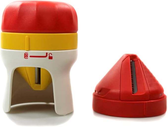 Tupperware Spiralino 38561 Professional Chef Red / White + Yellow Insert Spaghetti Vegetable Cutter