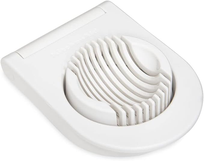 KitchenAid Classic Egg Slicer with Stainless Steel Wires,9 Inch,White,(Pack of 12)