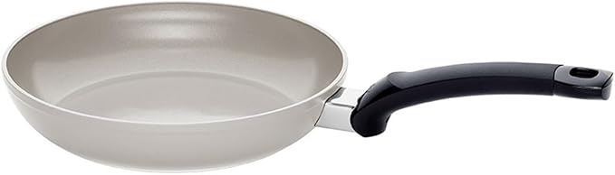 Fissler Ceratal Classic Ceramic 11 Inch Non-Stick Frying Pan, Warm Grey, Made without PFAS