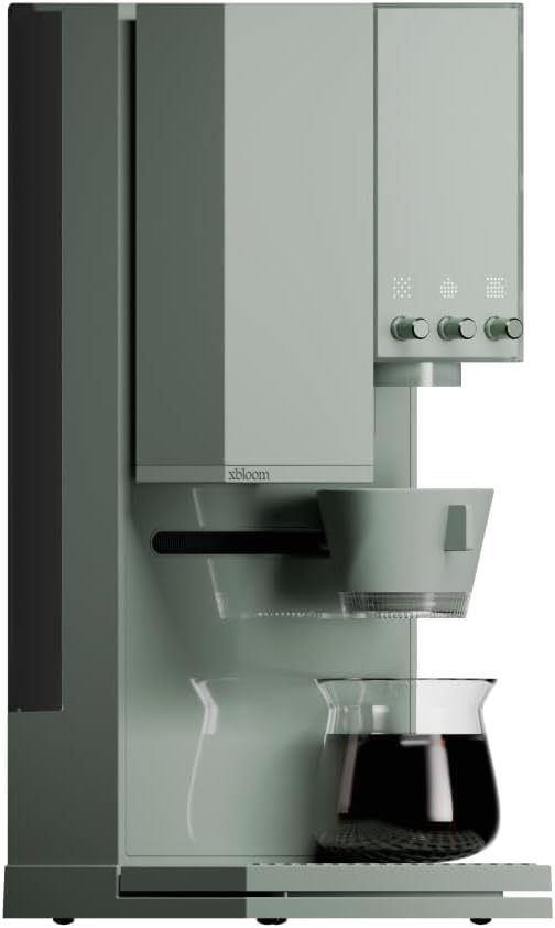 xBloom Studio – The Ultimate Coffee Machine – Drip Coffee Maker with Integrated Grinder, Scale, and 3 Levels of Automation, Sage Green